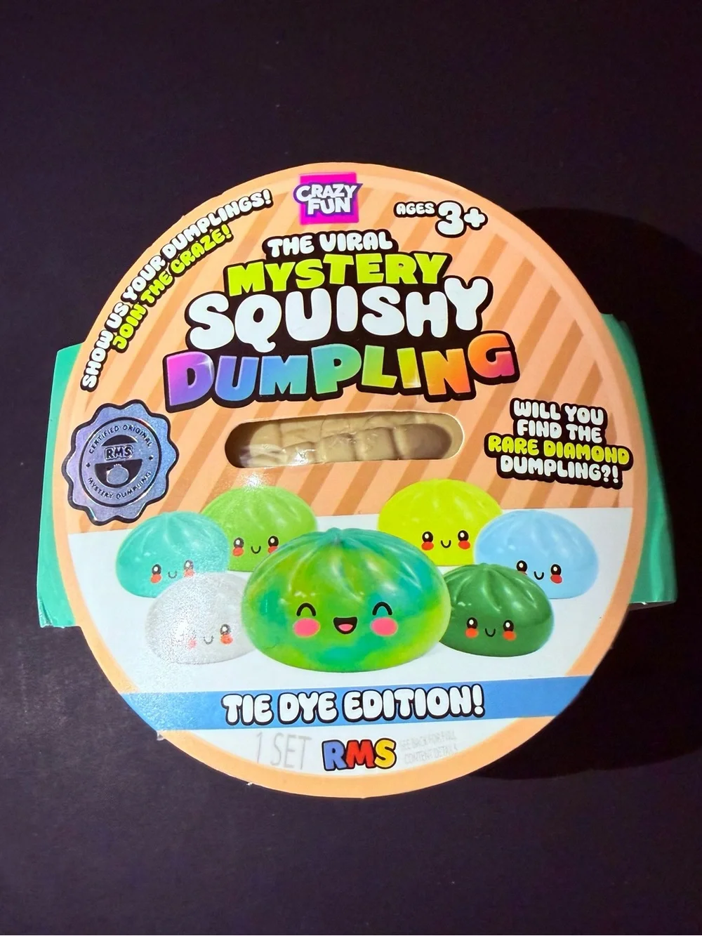 RMS Mystery Squishy Dumpling- Tie Dye Edition